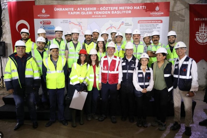 Ümraniye - Ataşehir - Göztepe Metro Şantiyesi